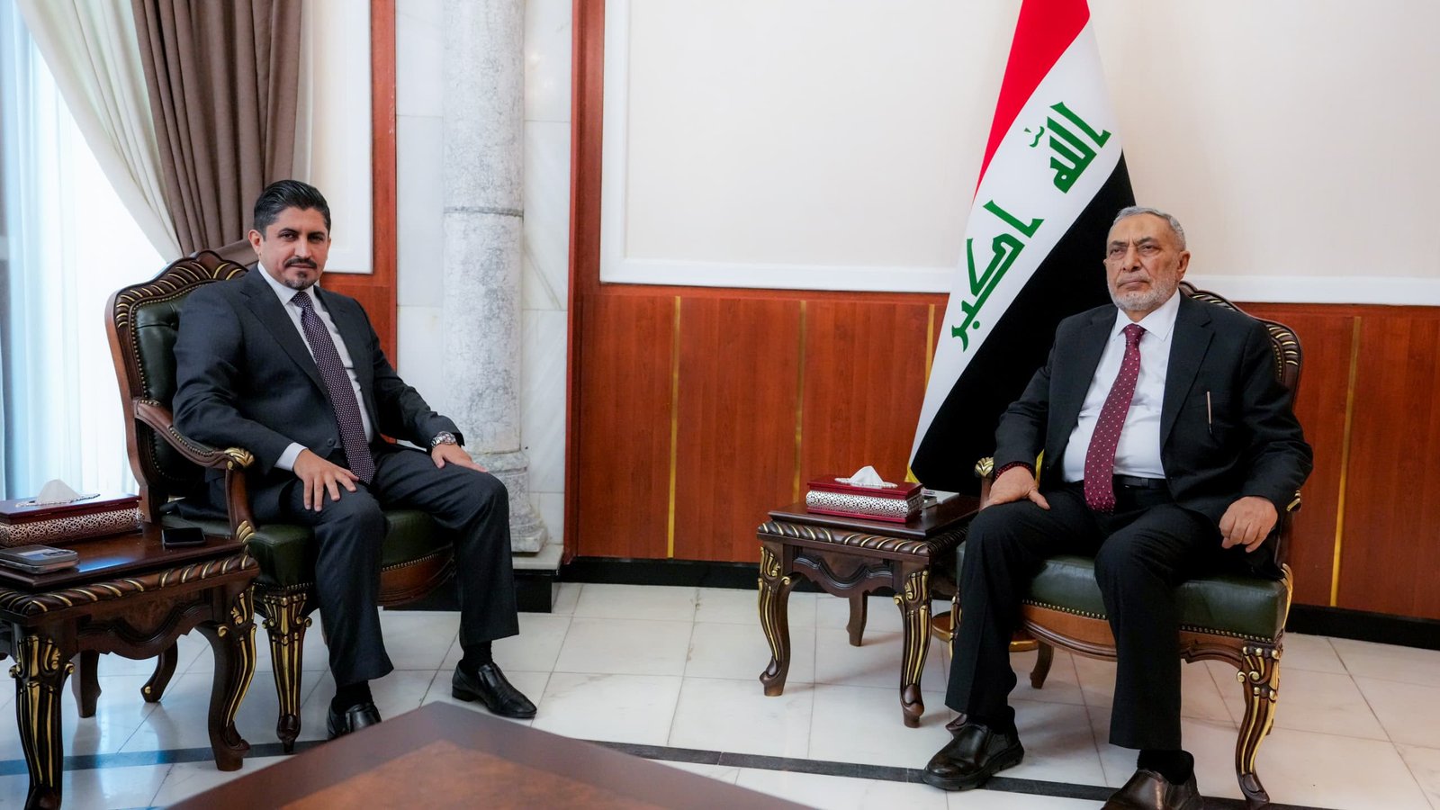 الكبيسي يبحث مع المشهداني أهمية الشباب في العملية السياسية