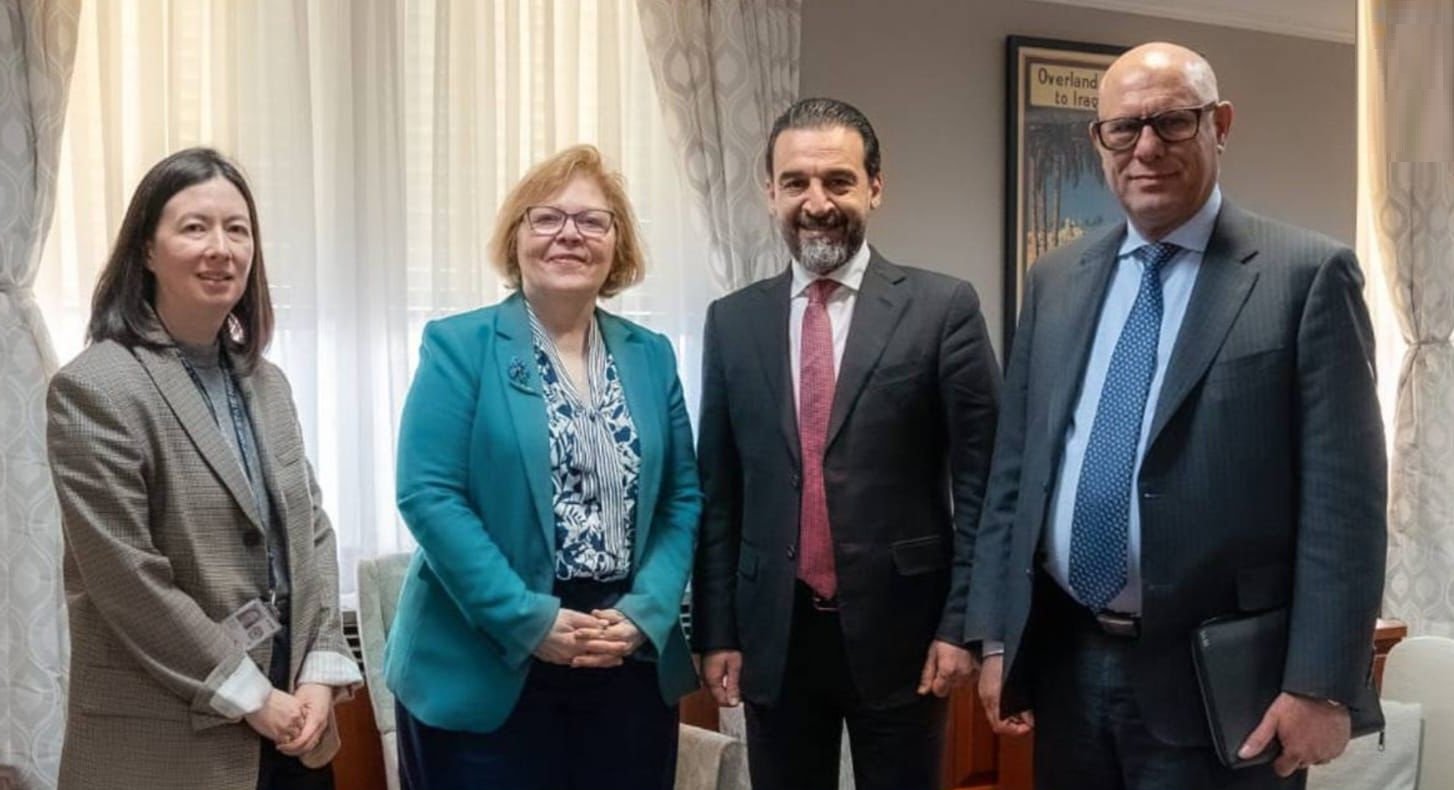 الحلبوسي يؤكد على دعم الحكومة العراقية في لقاء مع الخارجية الأميركية