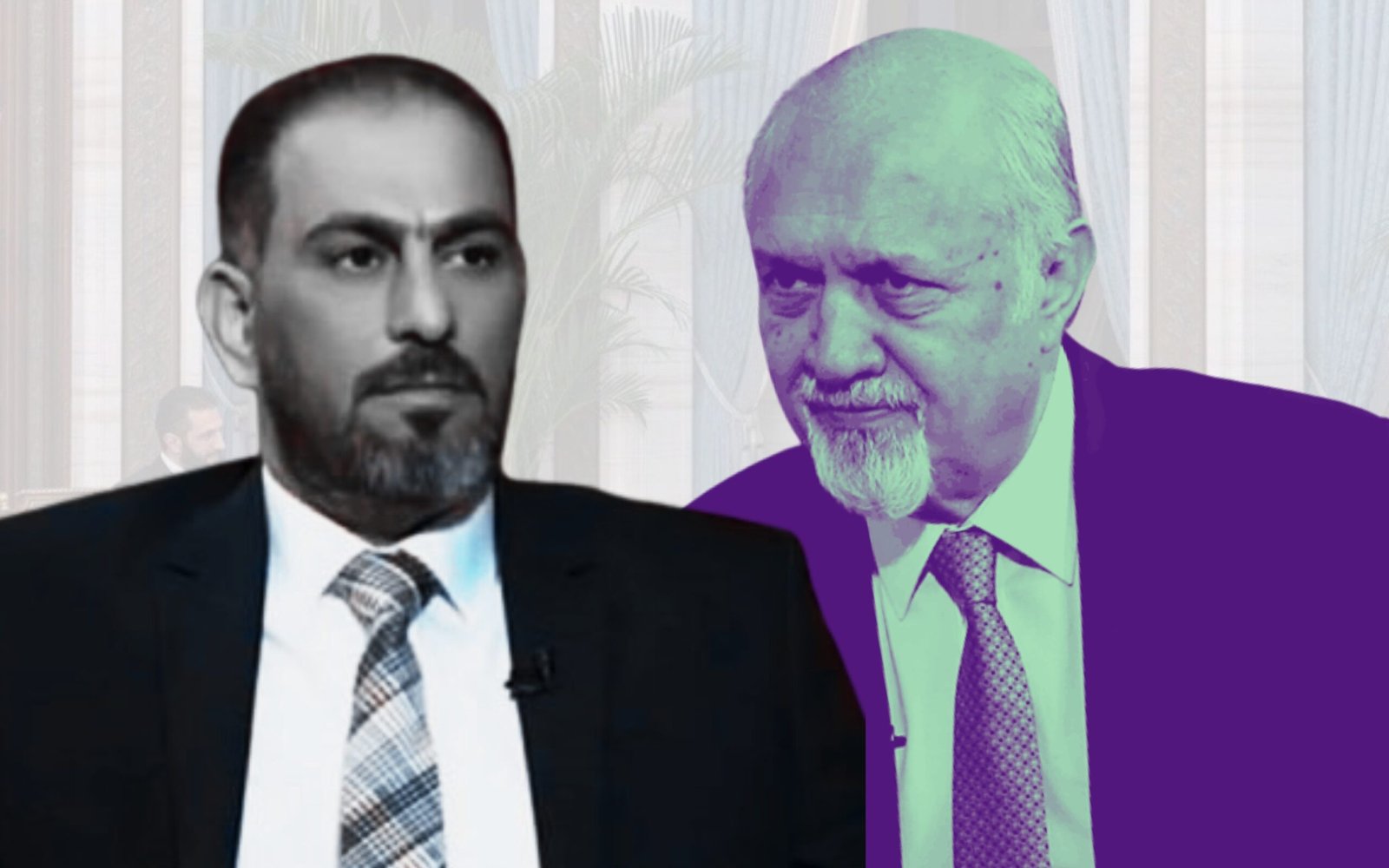 تراشق عبر (أكس) بين مشعان الجبوري وحسن فدعم بشأن أحمد الشرع